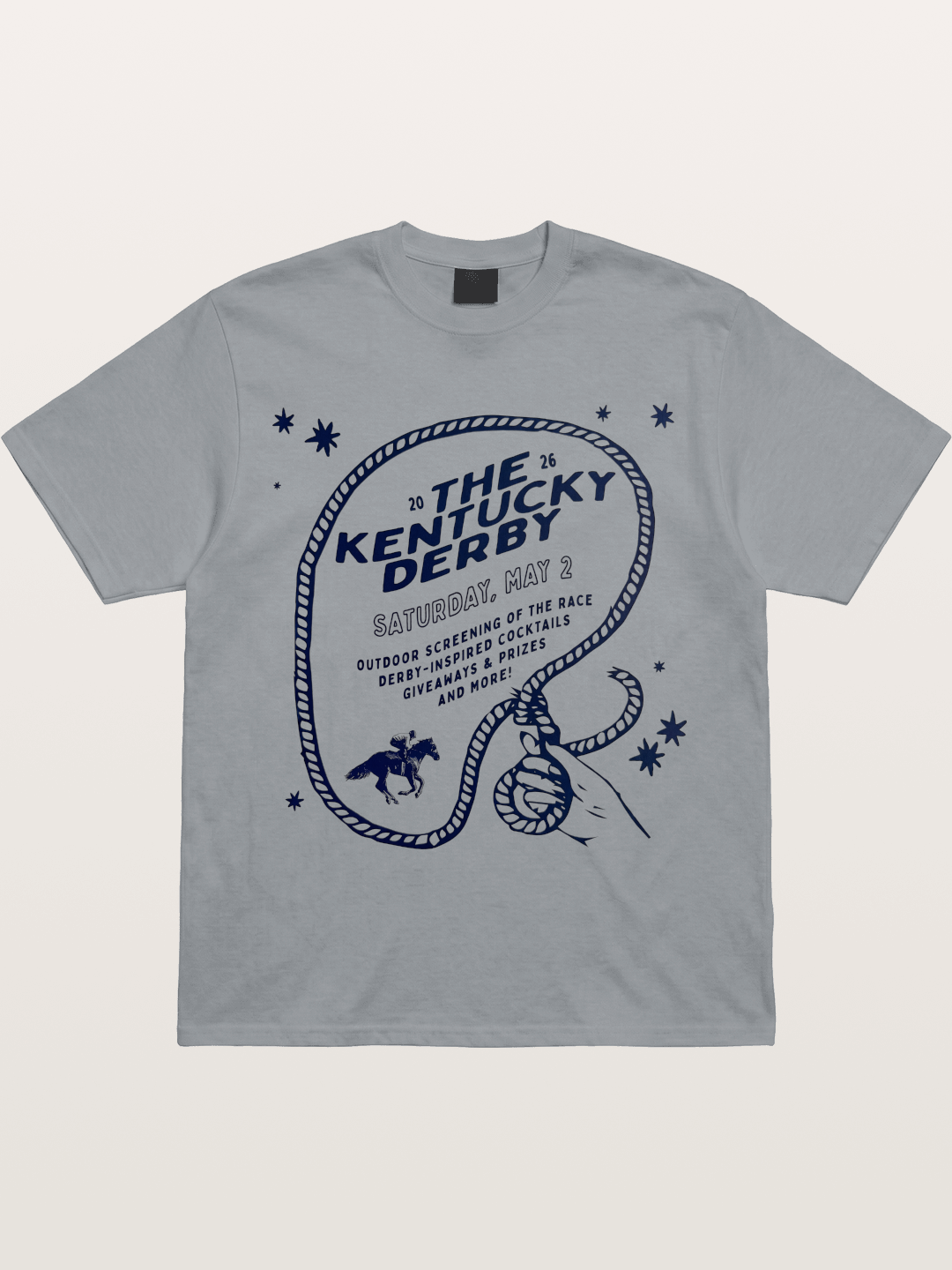 Kentucky Derby Rope Lasso Graphic Gildan T-shirt