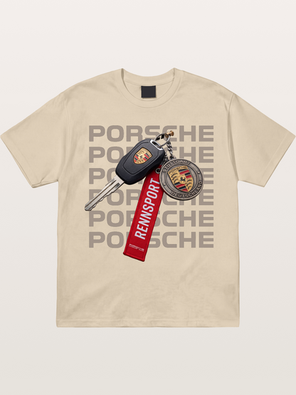 Porsche Key Rennsport Accessory Gildan T-shirt