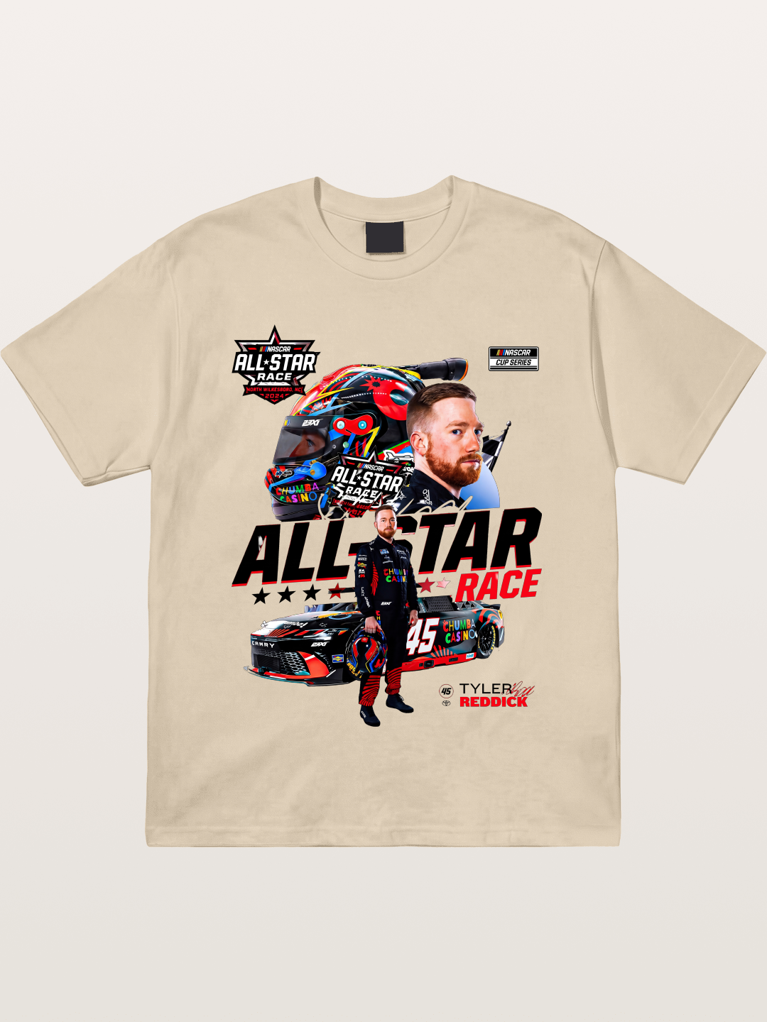 Tyler Reddick All-Star Race Art Gildan T-shirt