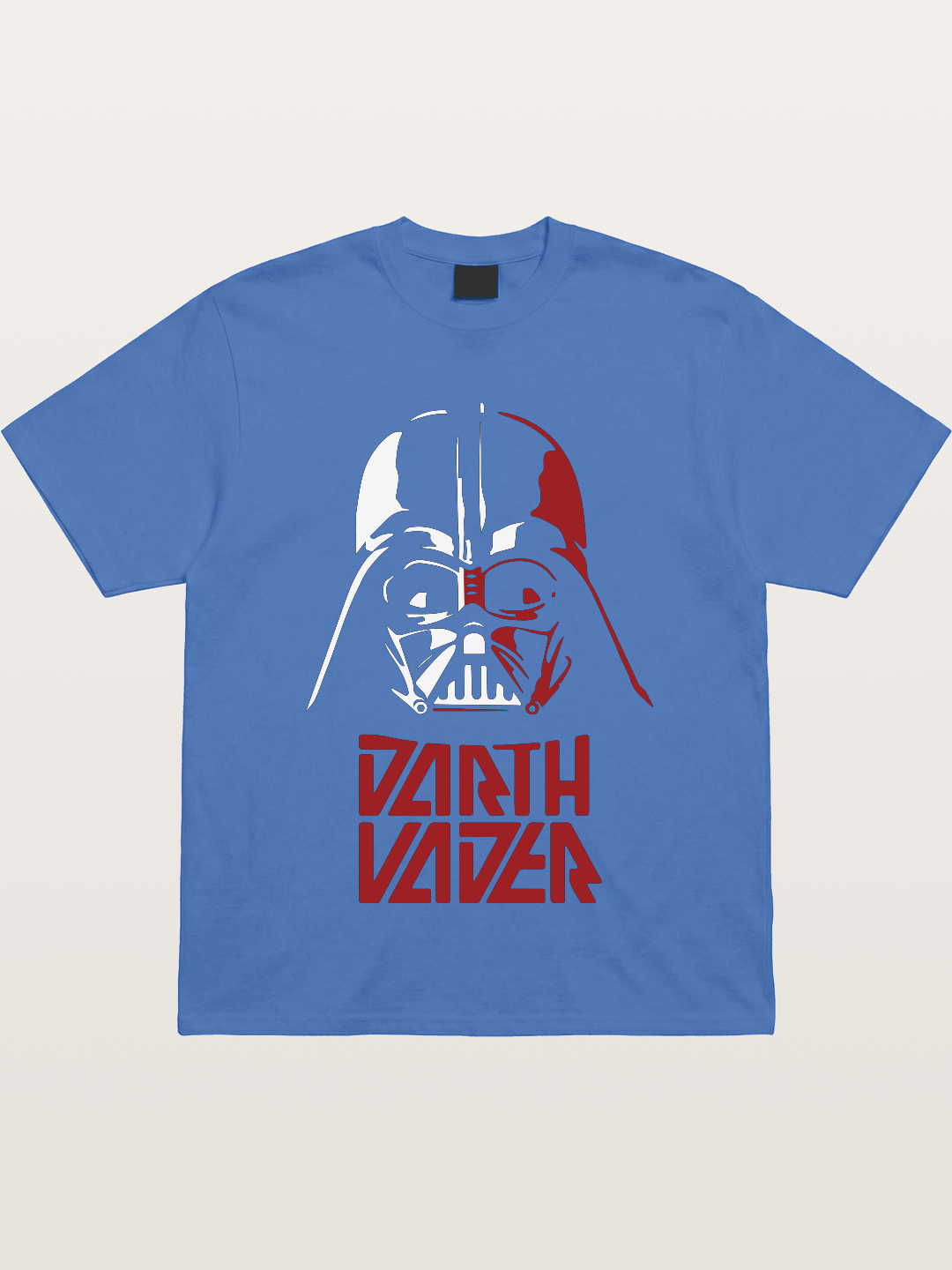 Darth Vader Red White Helmet Gildan T-shirt