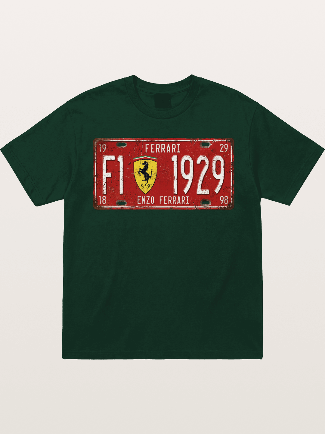license plate Gildan T-shirt
