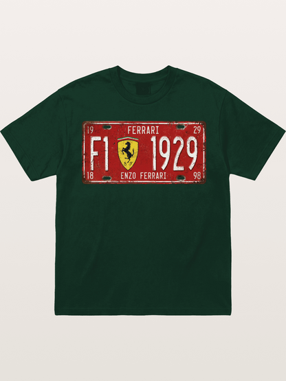 license plate Gildan T-shirt