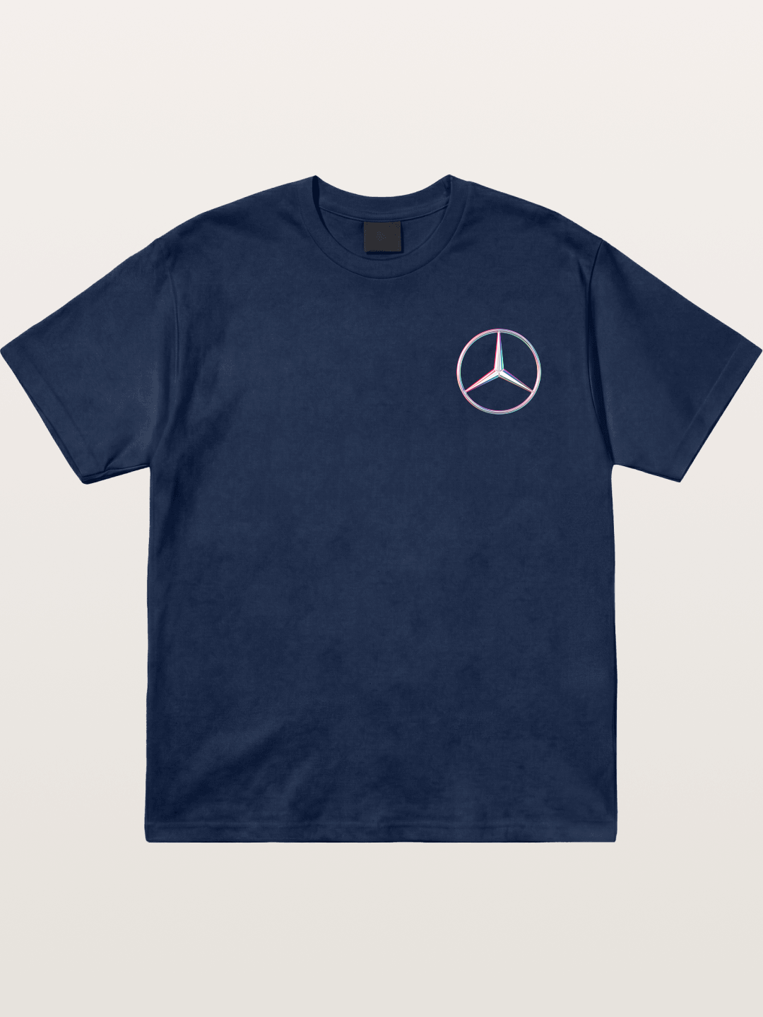 Mercedes Holographic Logo Cotton T-shirt
