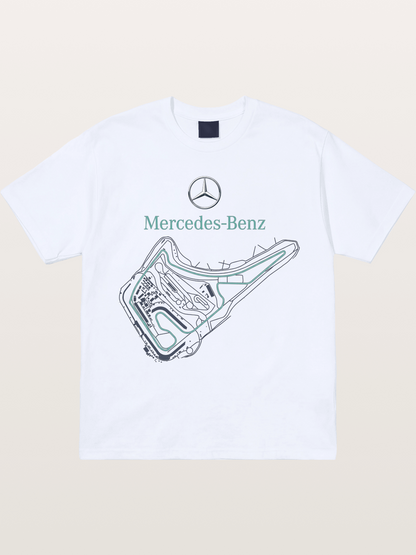 Mercedes Benz Circuit Track Graphic Gildan T-shirt