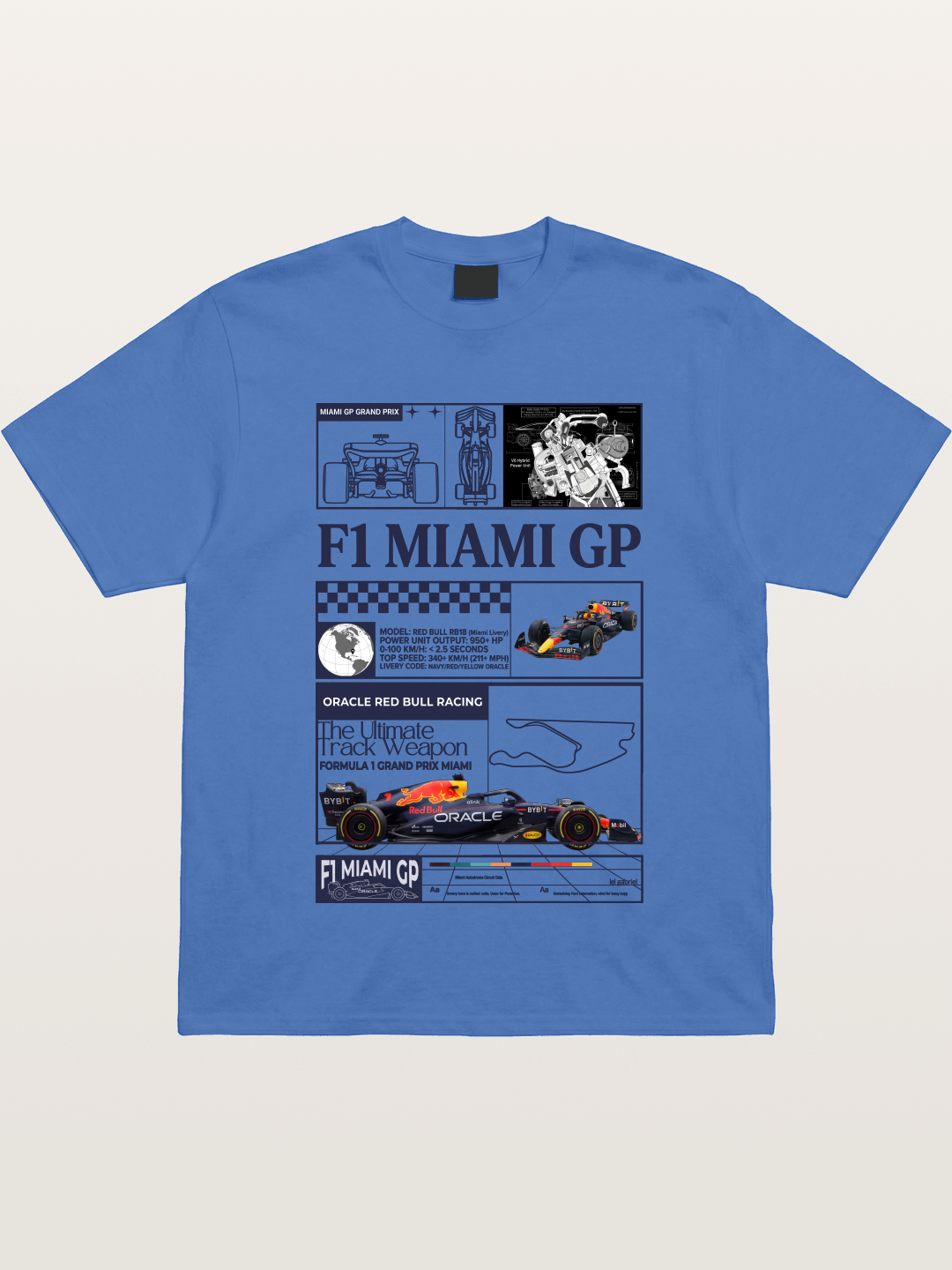 Red Bull RB18 Miami GP Gildan T-shirt