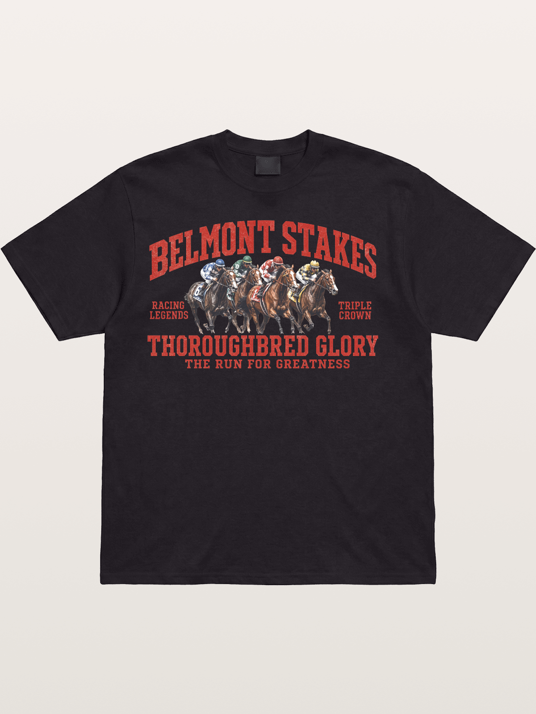 Belmont Stakes Racing Legends Cotton T-shirt