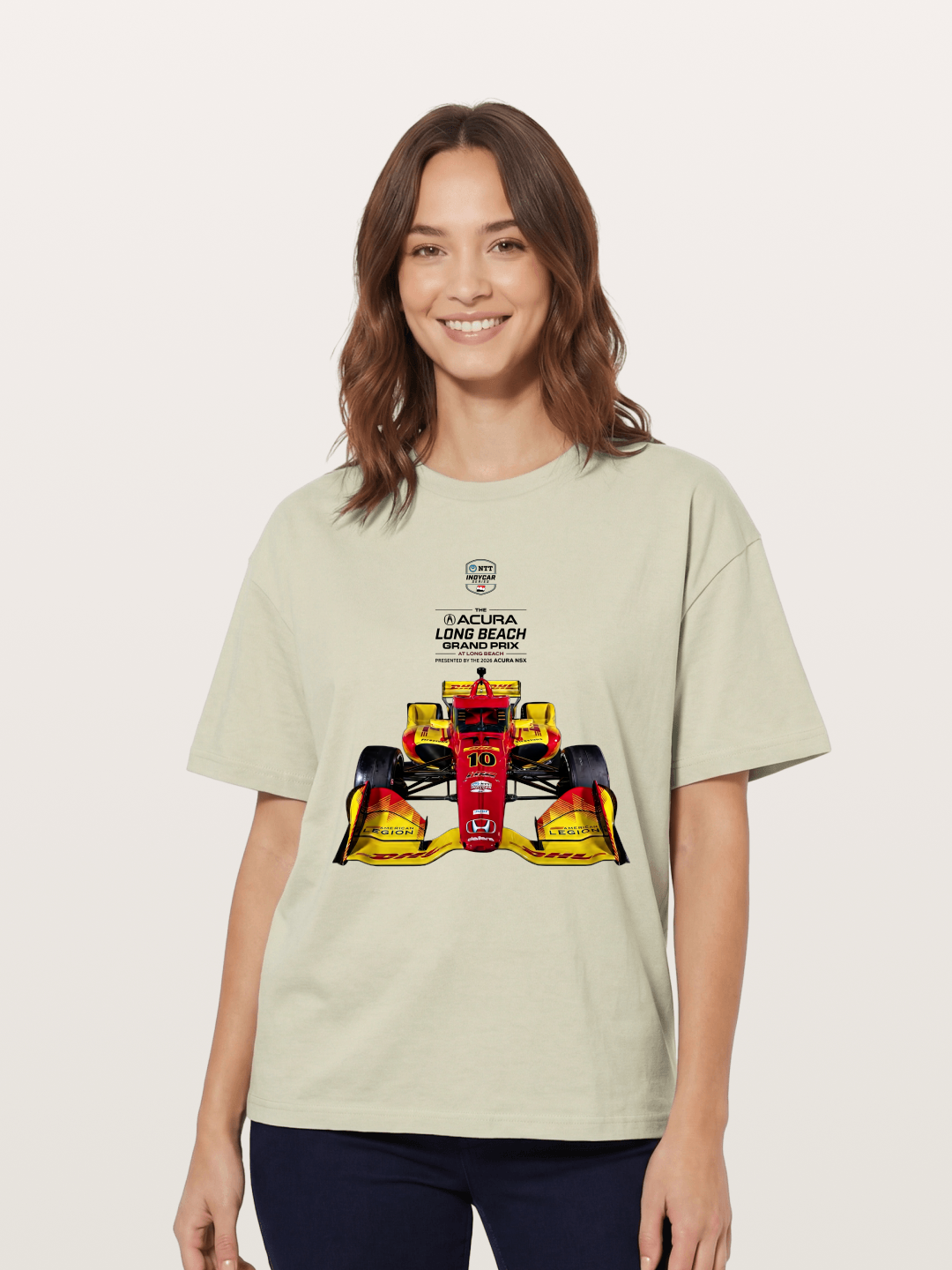 Palou #10 Long Beach Champion Cotton T-shirt