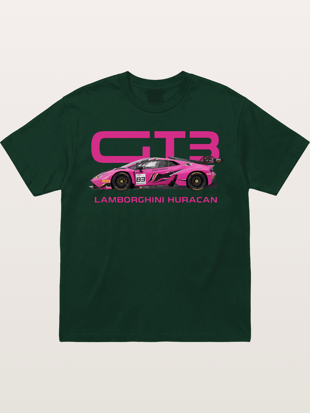 Pink Racer Gildan T-shirt