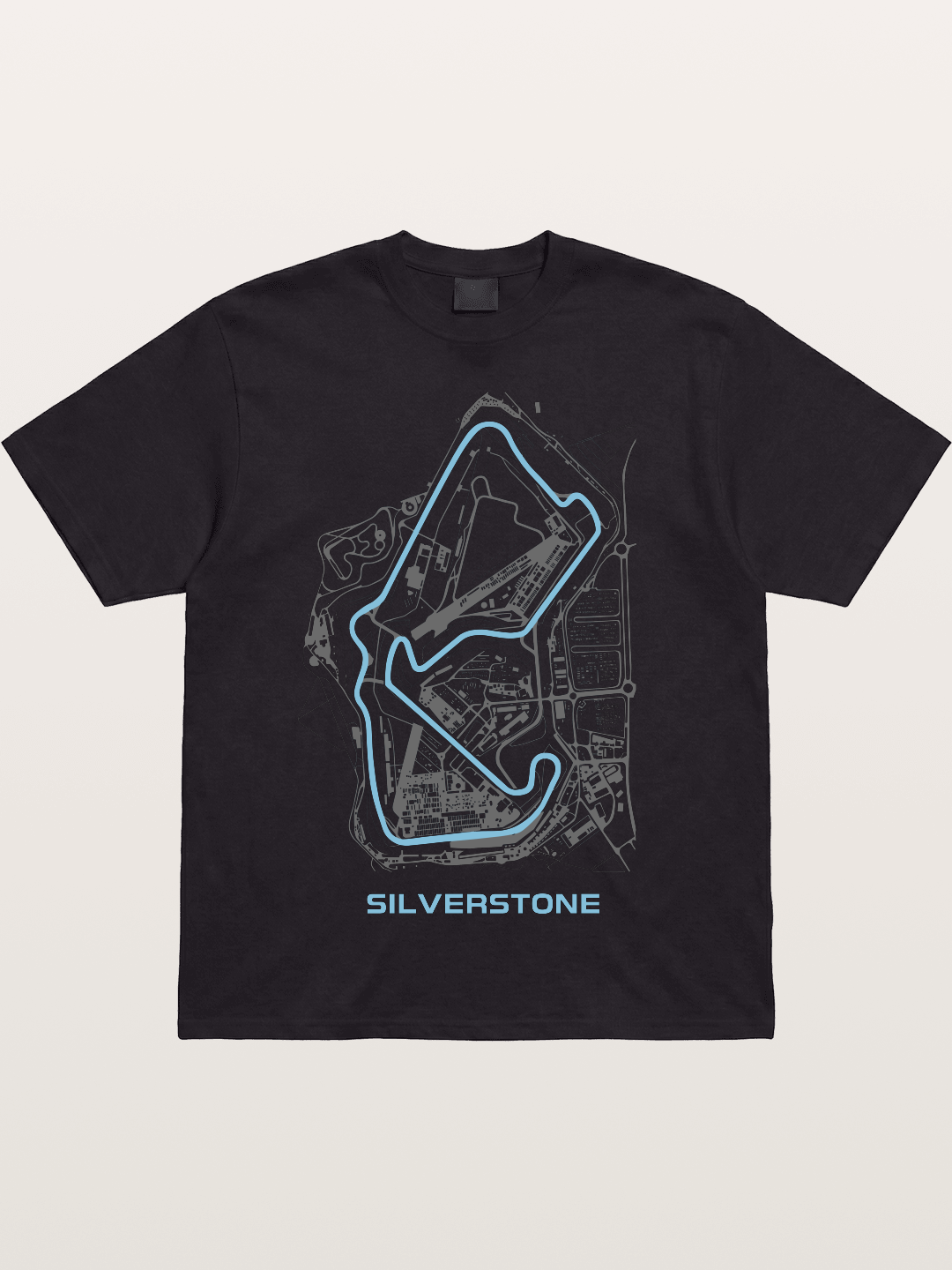 Silverstone F1 Circuit Map Cotton T-shirt