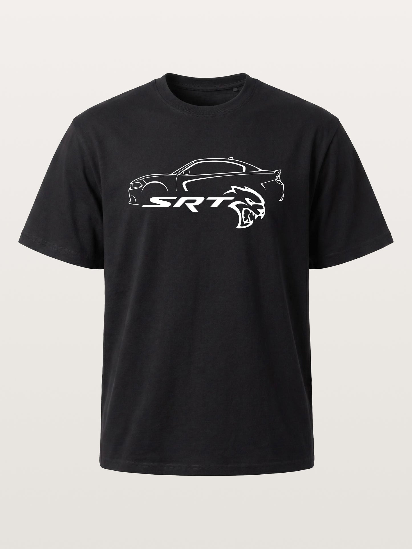 SRT Hellcat Side Silhouette Art Cotton T-shirt