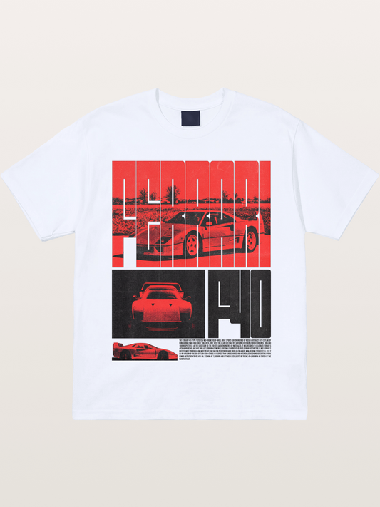 Red F40 Gildan T-shirt