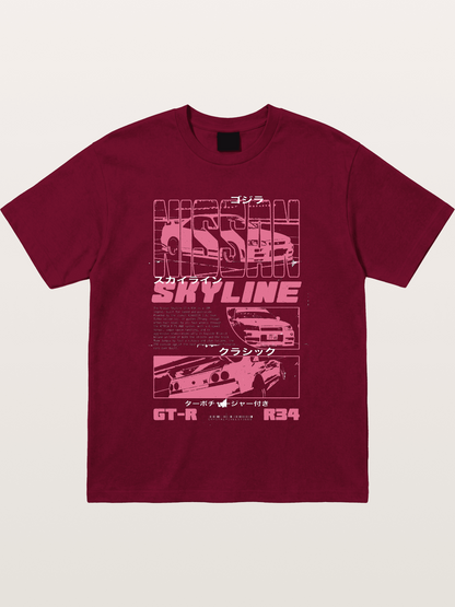 Godzilla GT-R Skyline Gildan T-shirt