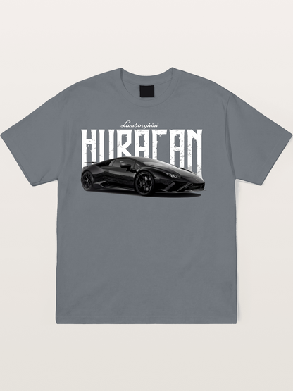 Black Lamborghini Huracan Coupe Cotton T-shirt