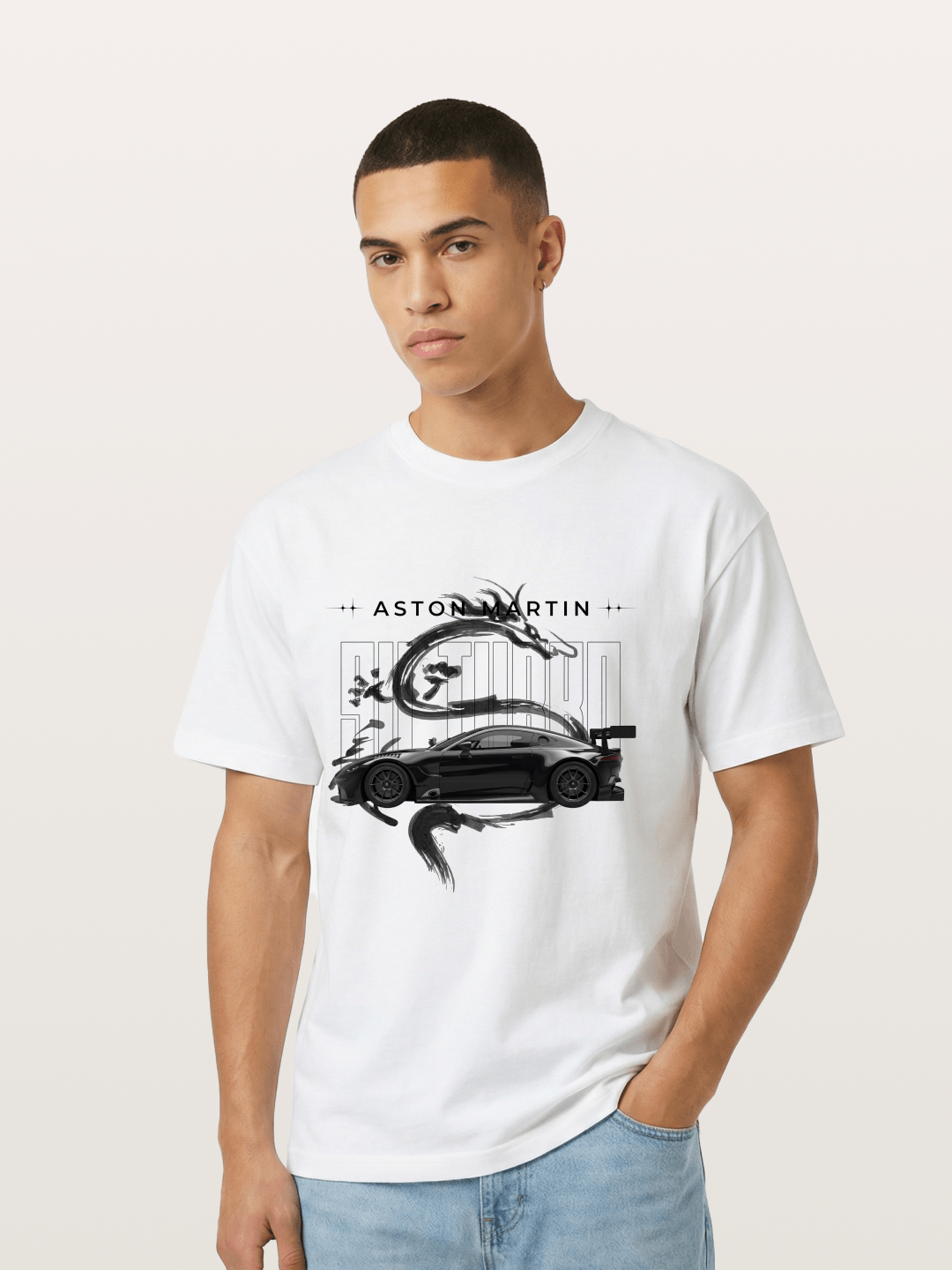 Aston Black Gildan T-shirt