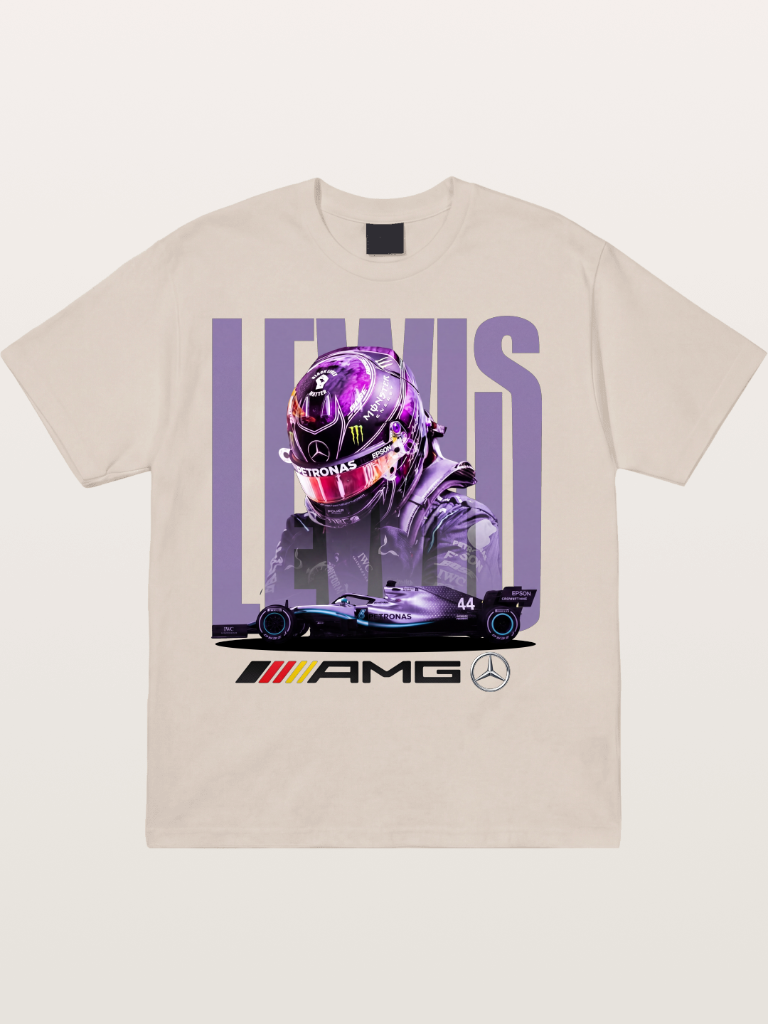 Hamilton 44 Mercedes F1 Cotton T-shirt
