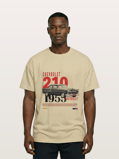 1955 Chevrolet 210 Retro Poster Gildan T-shirt