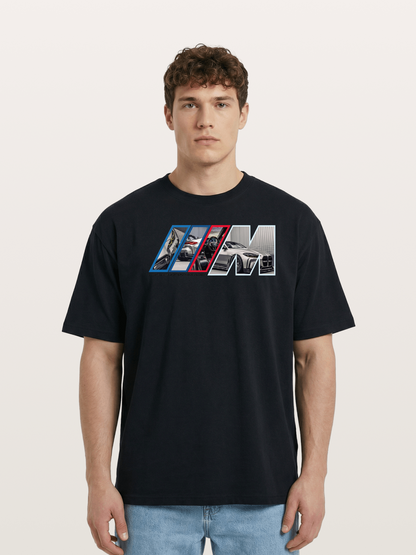 BMW Car Detail Collage Art Cotton T-shirt