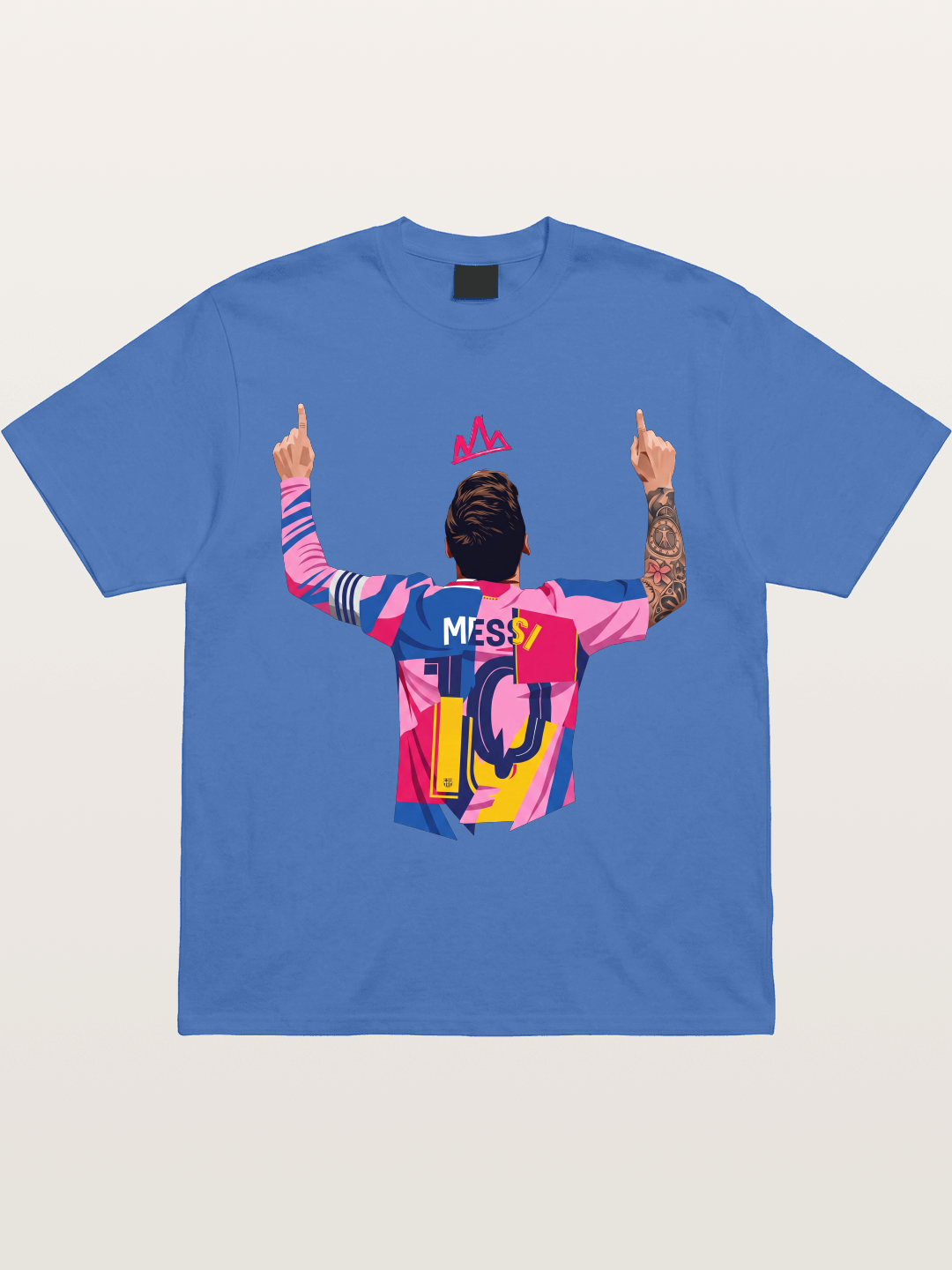 Messi No.10 Celebration Pose Gildan T-shirt