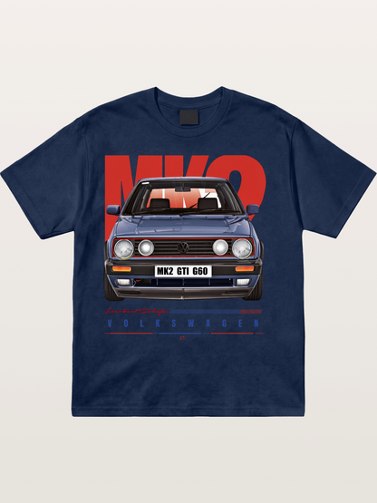 Volkswagen Golf MK2 GTI G60 Cotton T-shirt