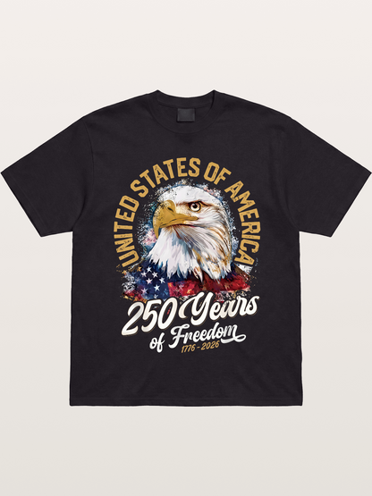 American Eagle 250 Years Freedom Gildan T-shirt