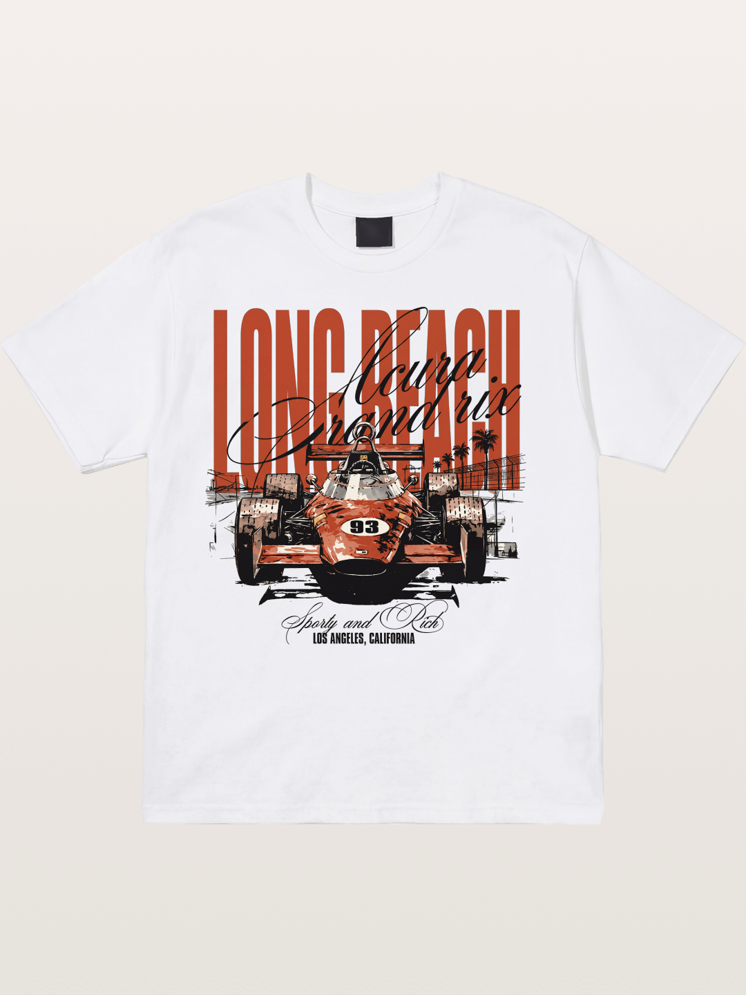 Long Beach Grand Prix Art Cotton T-shirt