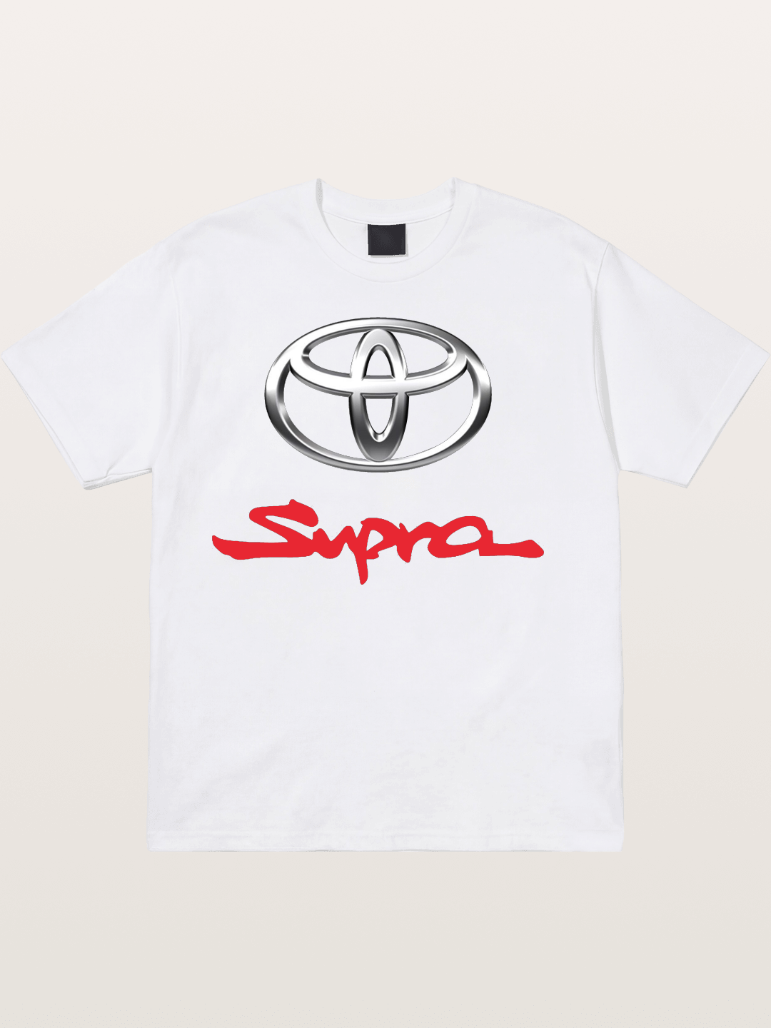 Toyota Supra Handwritten Logo Cotton T-shirt