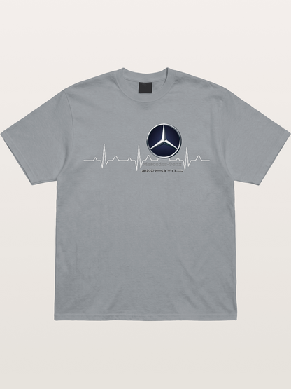 Mercedes Heartbeat Line Gildan T-shirt