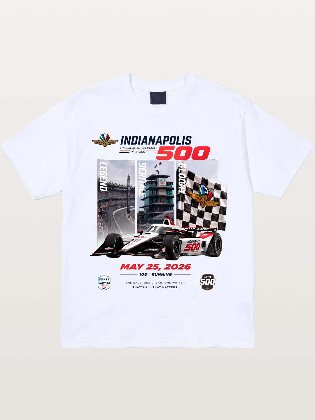 106th Indy 500 Race Day Art Gildan T-shirt
