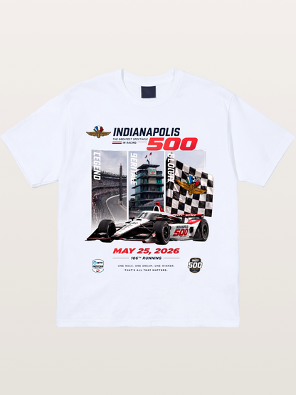 106th Indy 500 Race Day Art Gildan T-shirt