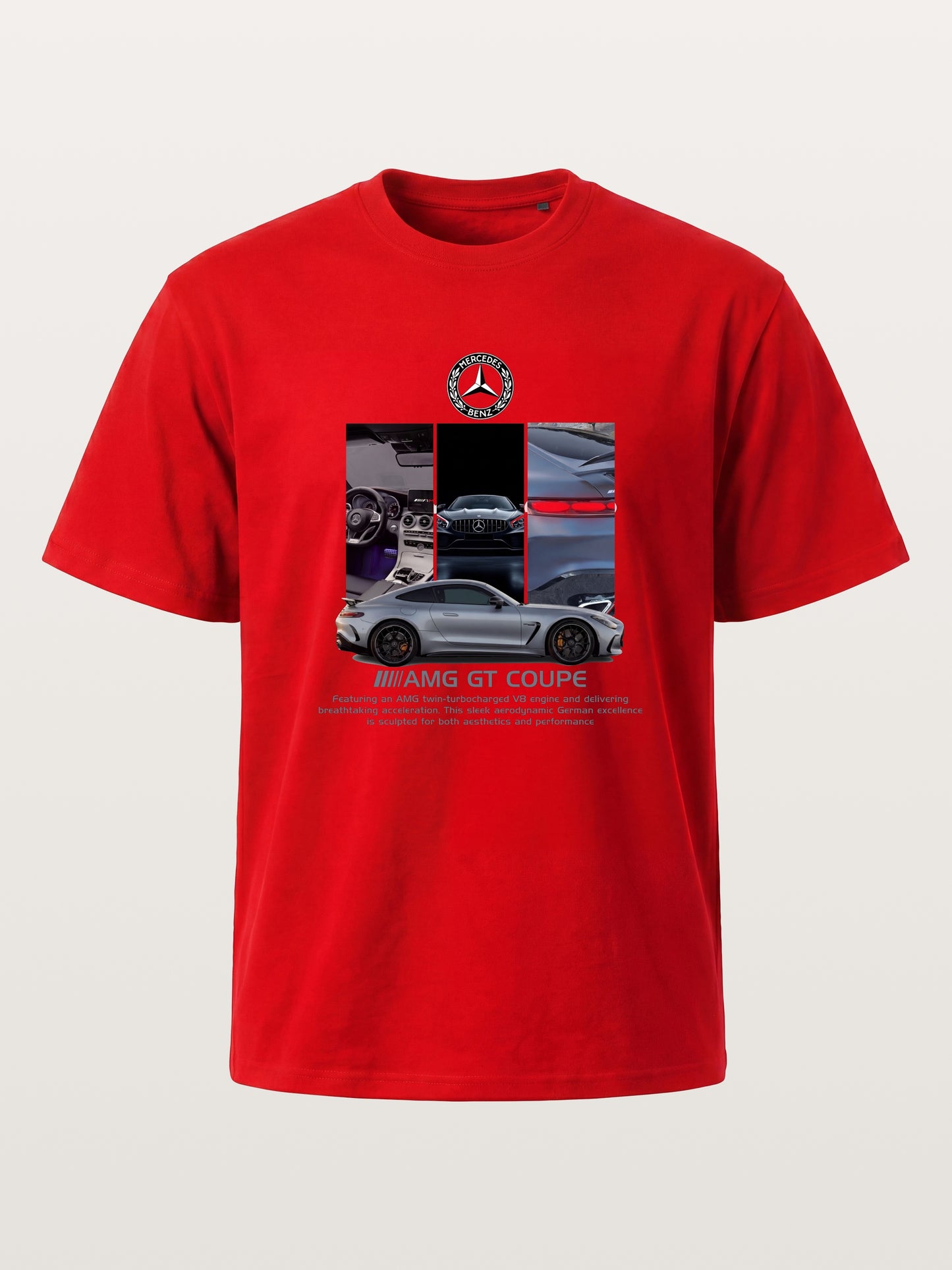 AMG GT Coupe Cabin And Exterior Mix Cotton T-shirt
