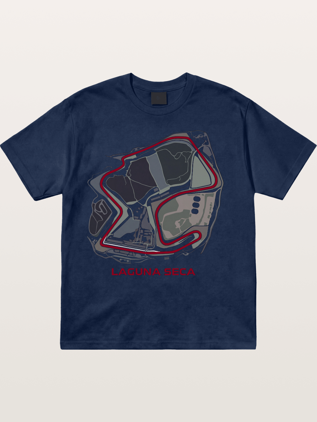 Laguna Seca Corkscrew Track Cotton T-shirt