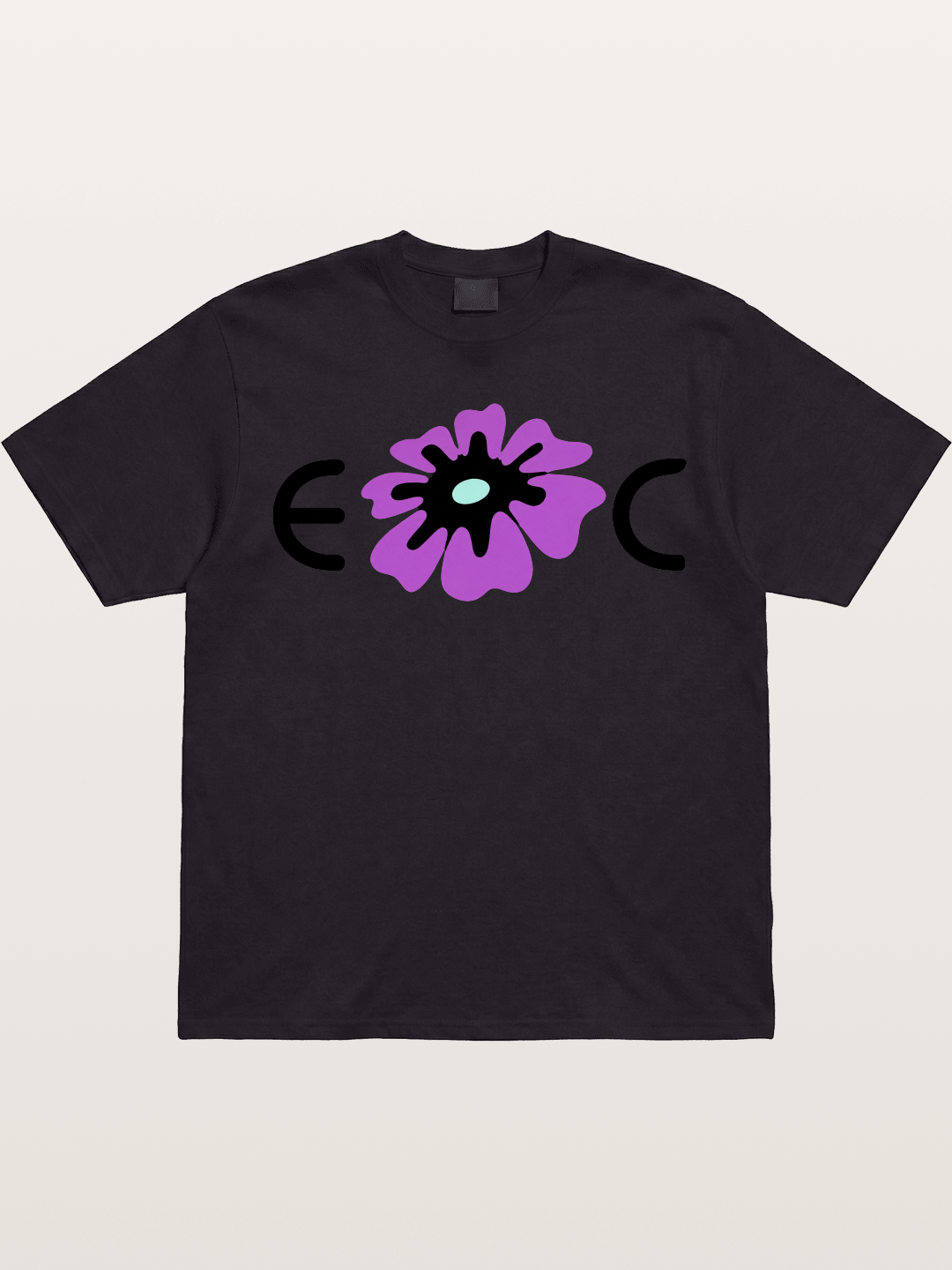 Purple EDC Daisy Silhouette Gildan T-shirt