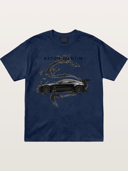 Aston Black Cotton T-shirt
