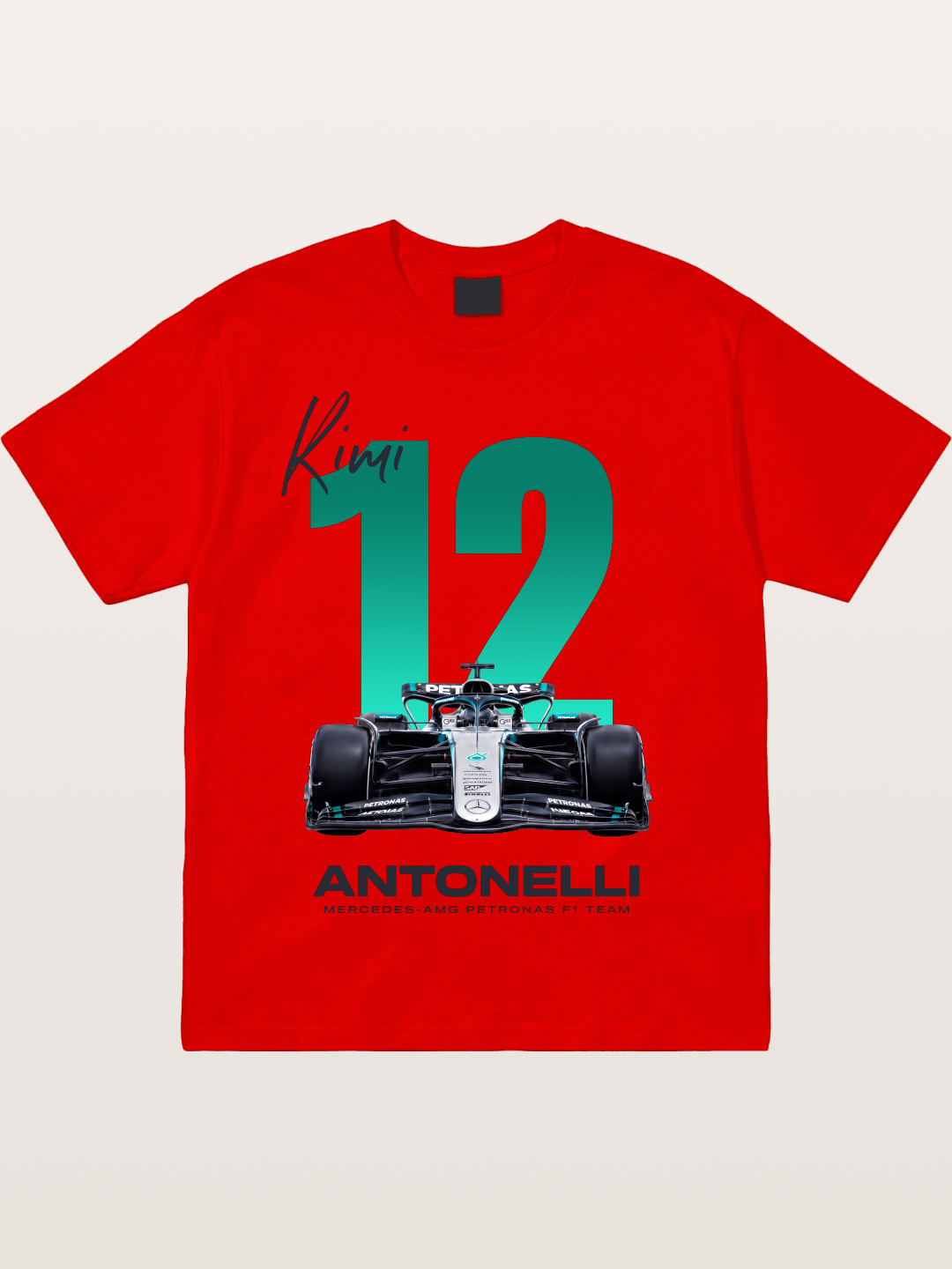 Kimi Antonelli Mercedes F1 12 Cotton T-shirt
