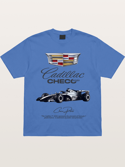 Checo Perez Cadillac F1 Print Gildan T-shirt