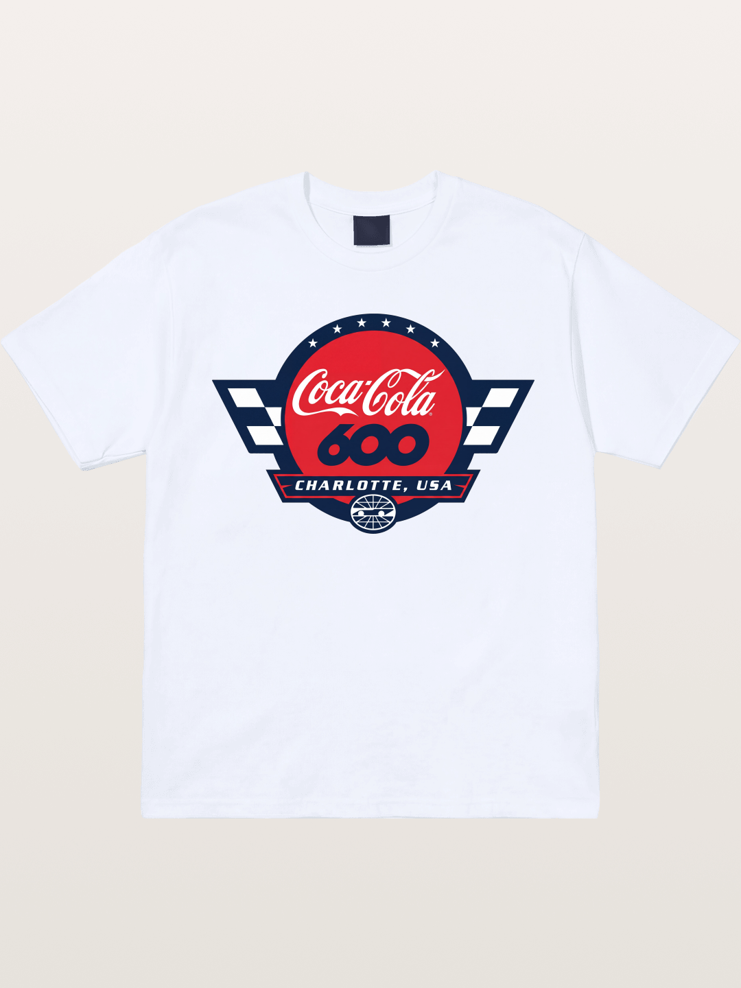 Coca-Cola 600 Charlotte USA Race Emblem Gildan T-shirt