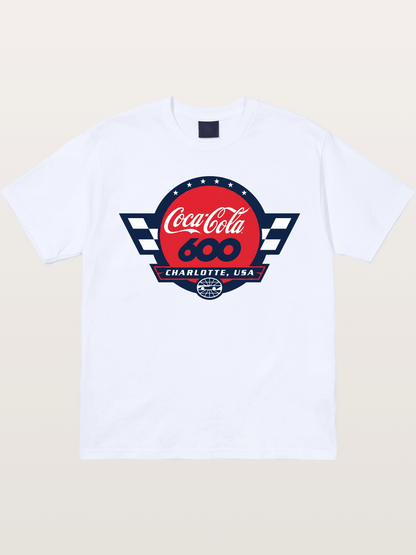 Coca-Cola 600 Charlotte USA Race Emblem Gildan T-shirt