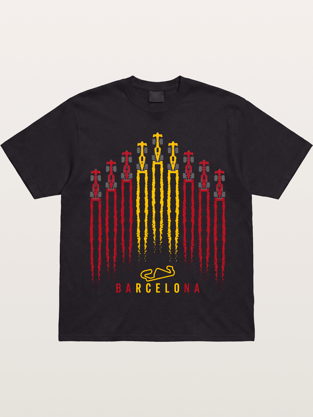 Barcelona GP Racing Column Streaks Gildan T-shirt