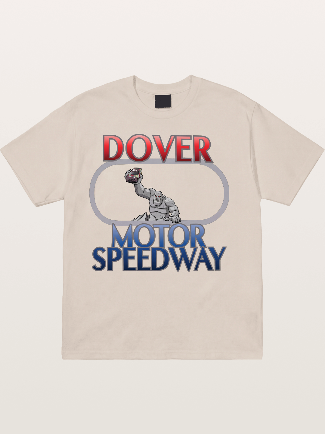 Miles the Monster Dover NASCAR Design Cotton T-shirt