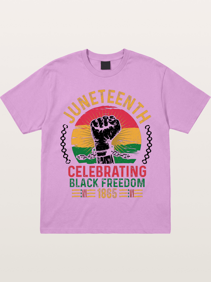 Juneteenth Black Freedom Fist Gildan T-shirt