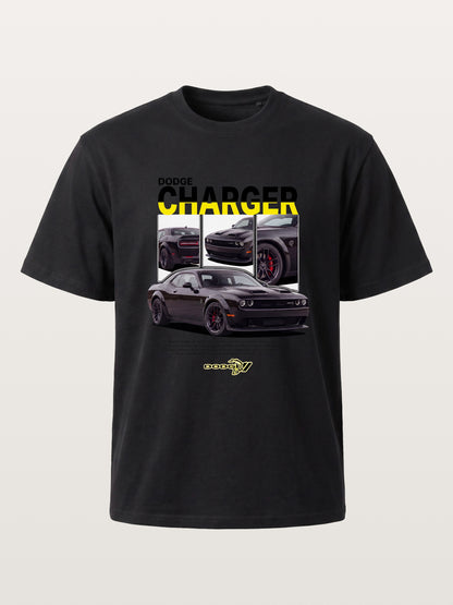 Dodge Hellcat Triple Car Collage Gildan T-shirt