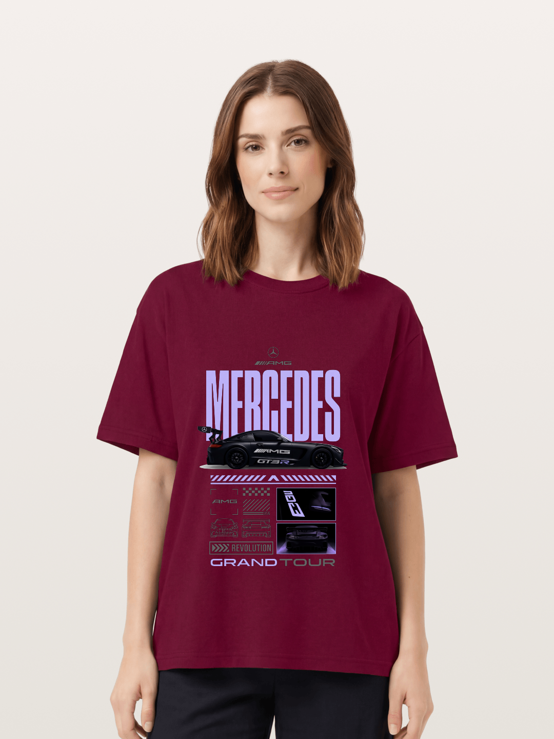 Purple Haze Mercedes Supercar Gildan T-shirt