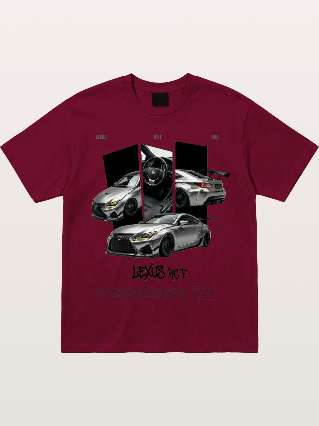 Lexus RC F Multi-Angle Print Gildan T-shirt