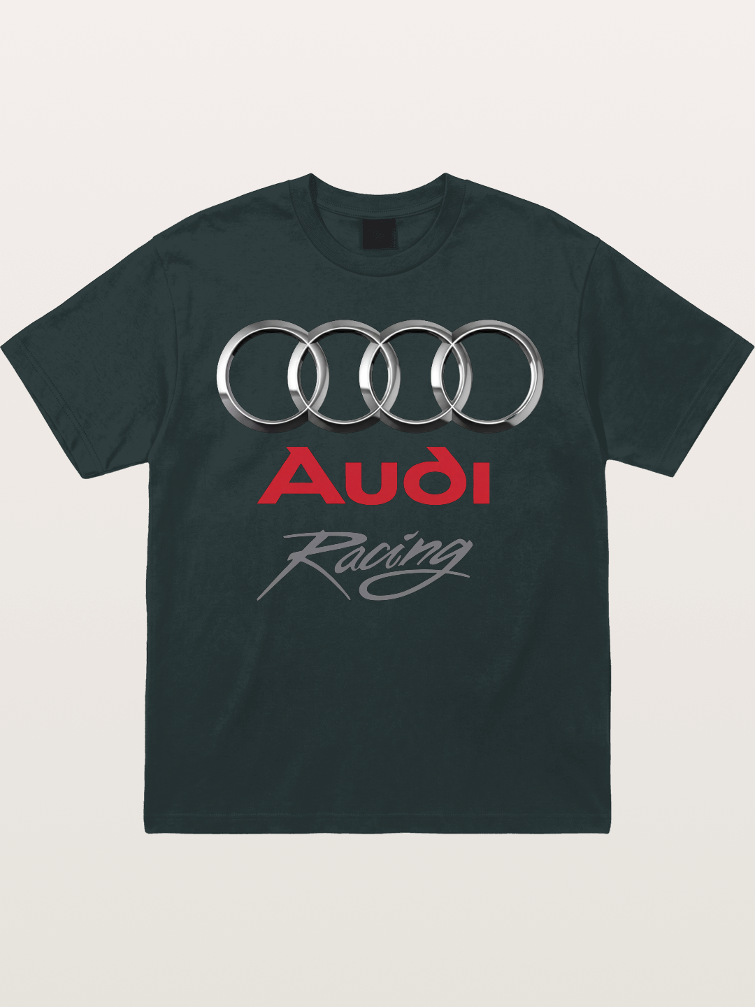 Audi Racing Four Rings Logo Gildan T-shirt