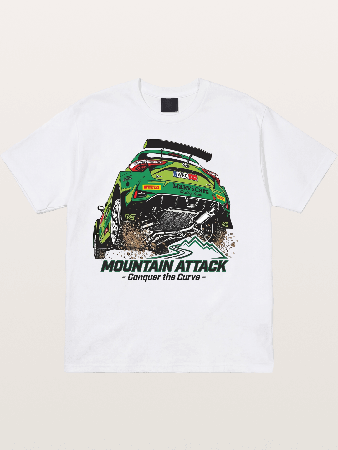Curve Attack Cotton T-shirt
