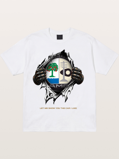 AMG Affalterbach Crest Tear Through Cotton T-shirt