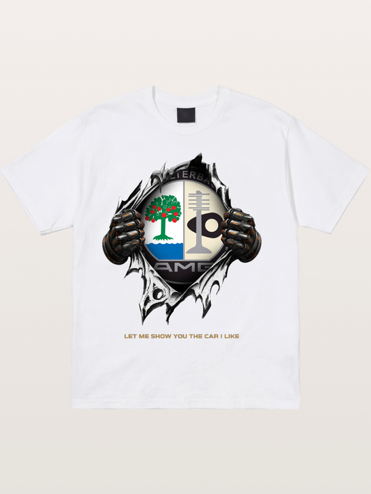 AMG Affalterbach Crest Tear Through Cotton T-shirt