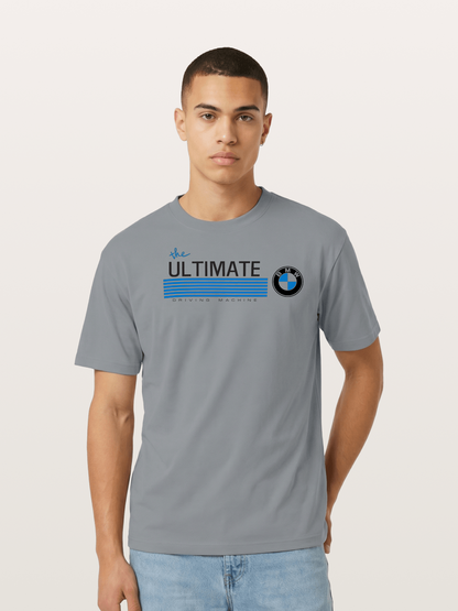 The Ultimate Driving Machine Print Cotton T-shirt