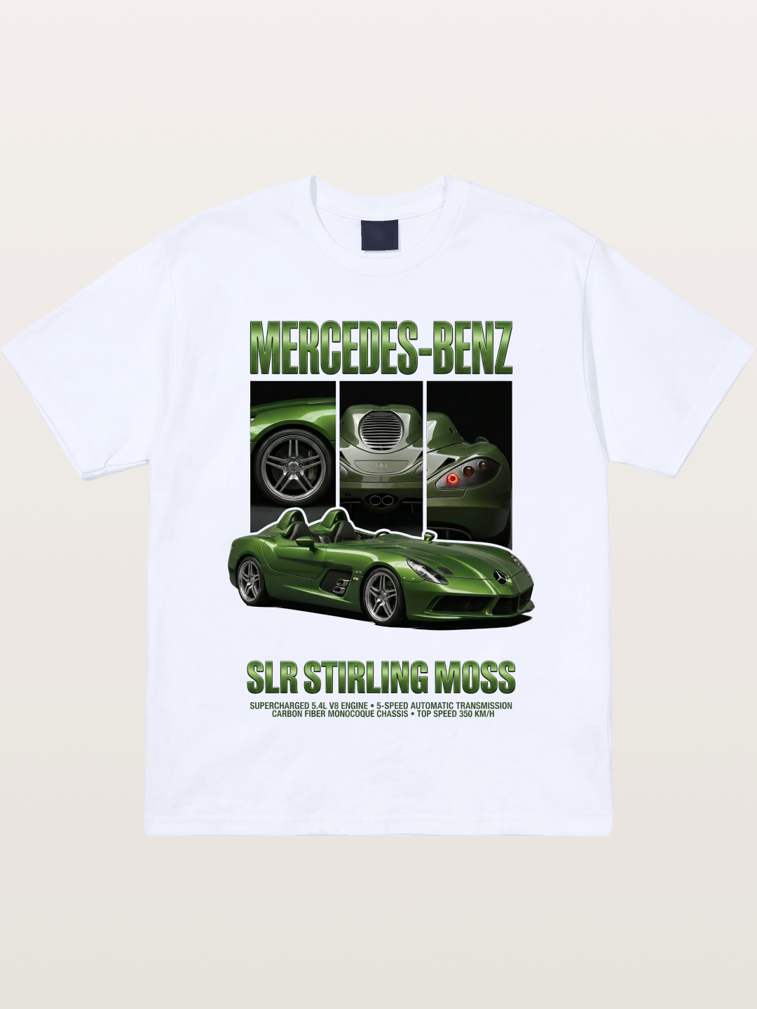 Mercedes SLR Stirling Moss Art Gildan T-shirt