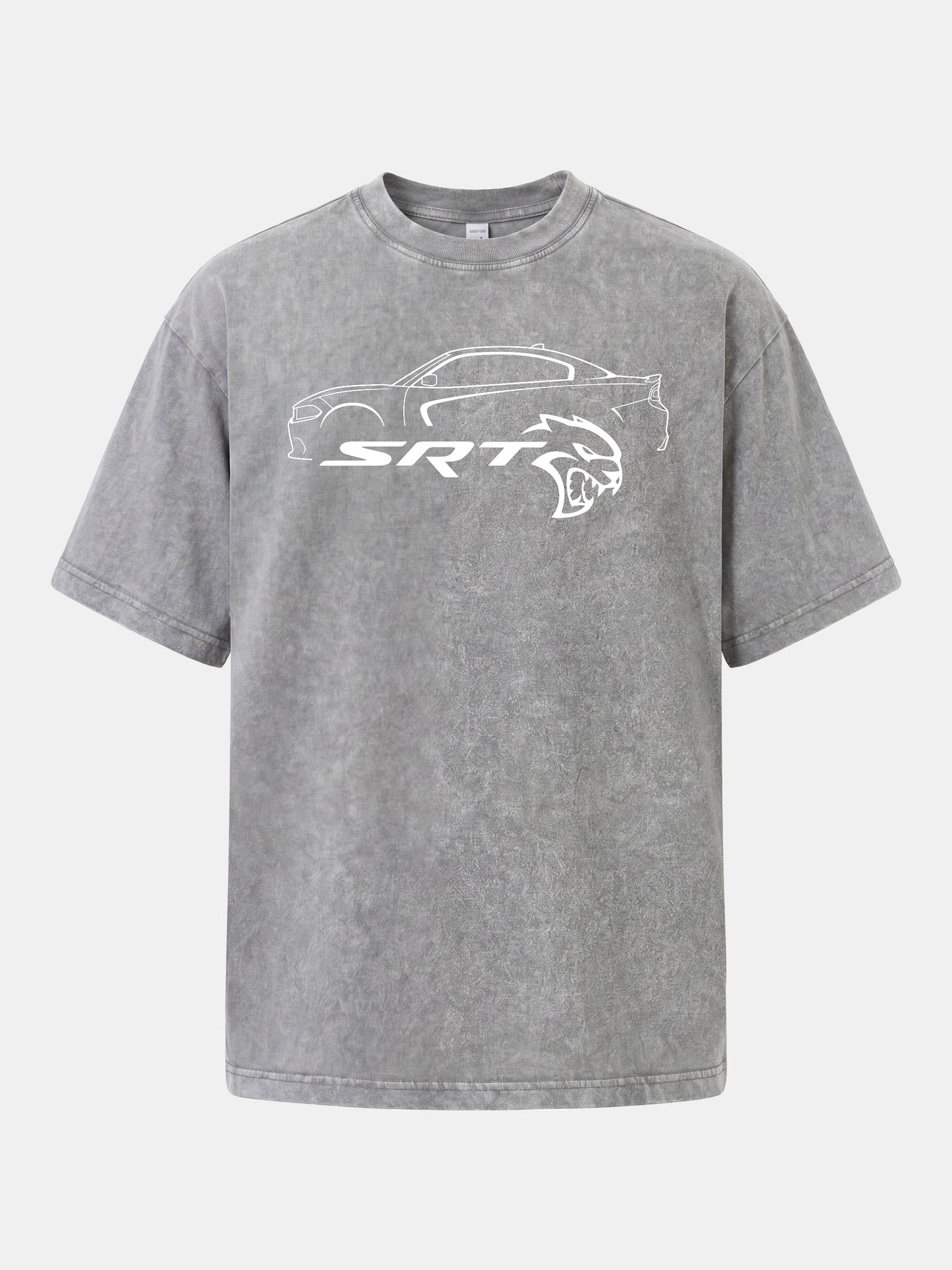 SRT Hellcat Side Silhouette Art Washed T-shirt